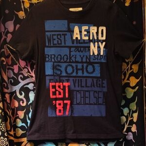 Authentic Custom Made Aeropastle Tee Shirt Representing Manhattan, N.Y.